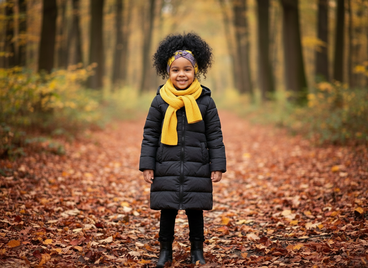 Haarband Gelb-Schwarz-gemustert (S für Kinder)