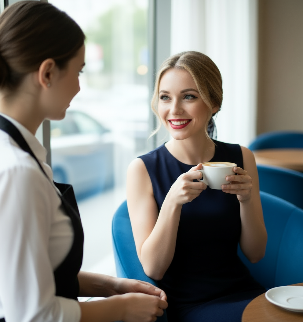 Schleifen-Scrunchie Dunkelblau Soft-Tüll mit Pünktchen