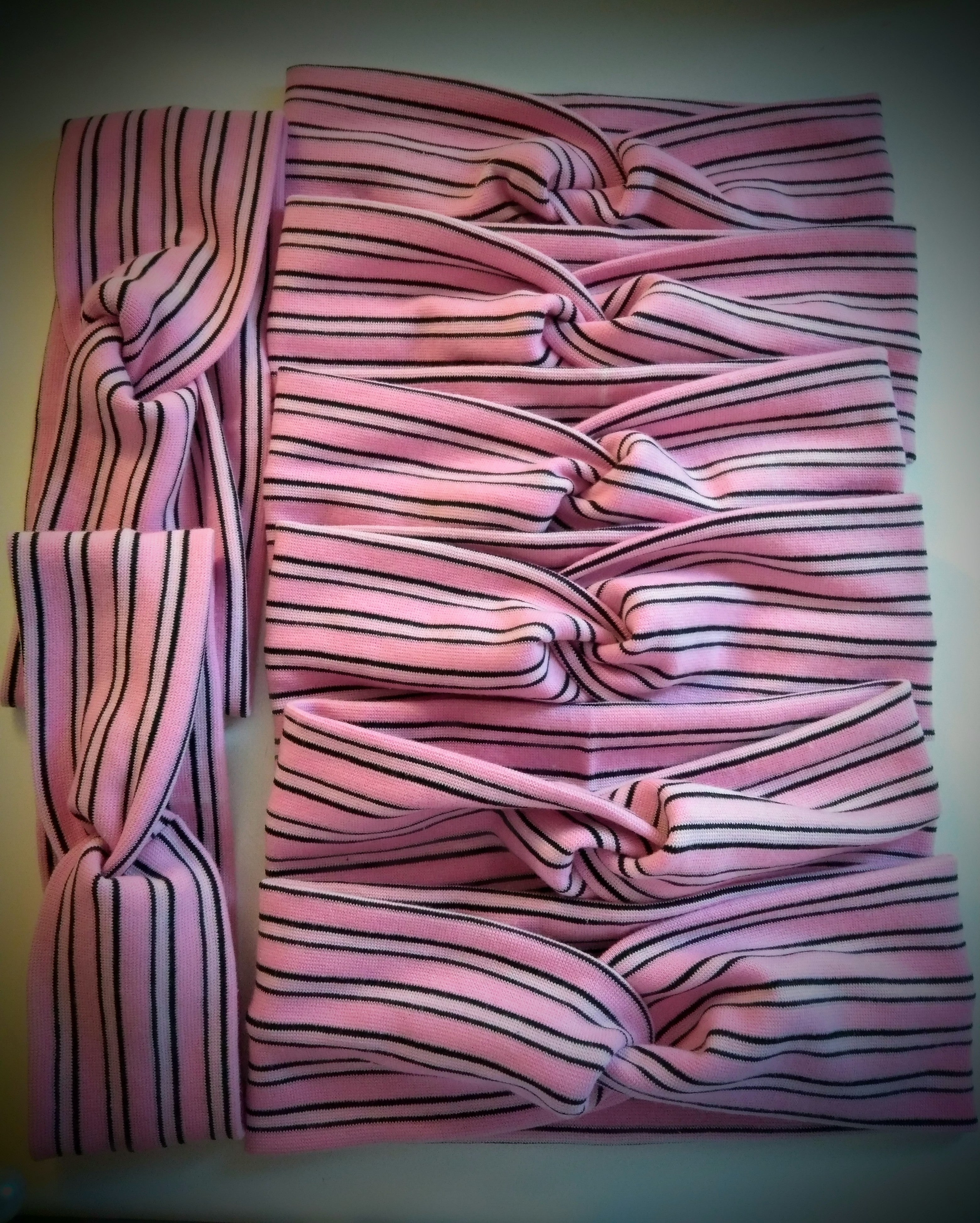 Haarband Rosa Baumwoll-Jersey