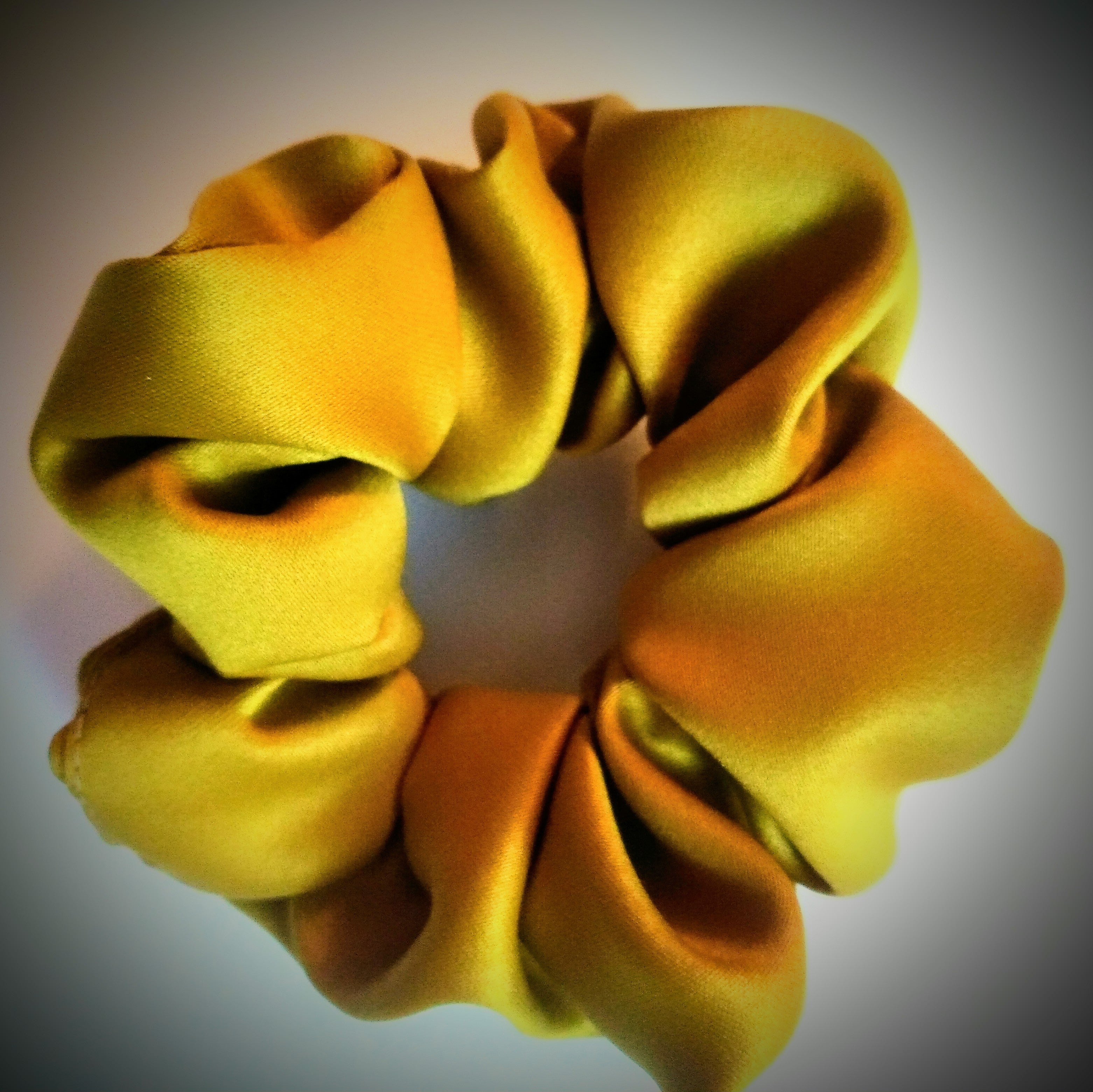Scrunchie Currygelb