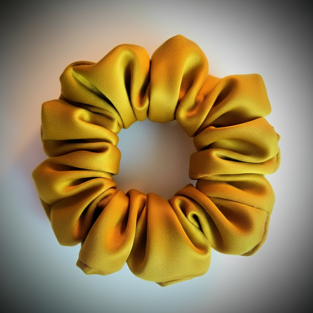 Scrunchie Currygelb