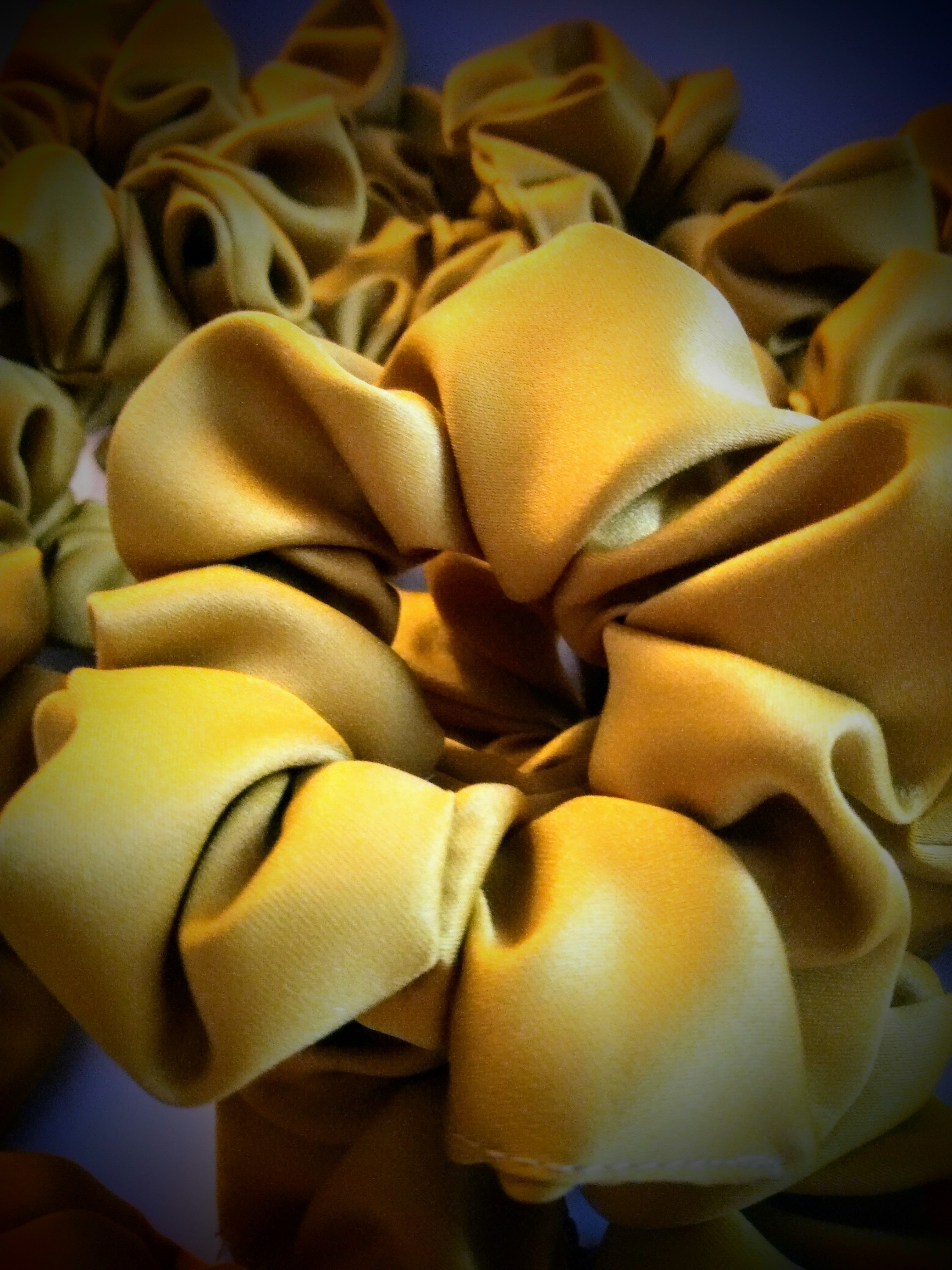 Scrunchie Currygelb