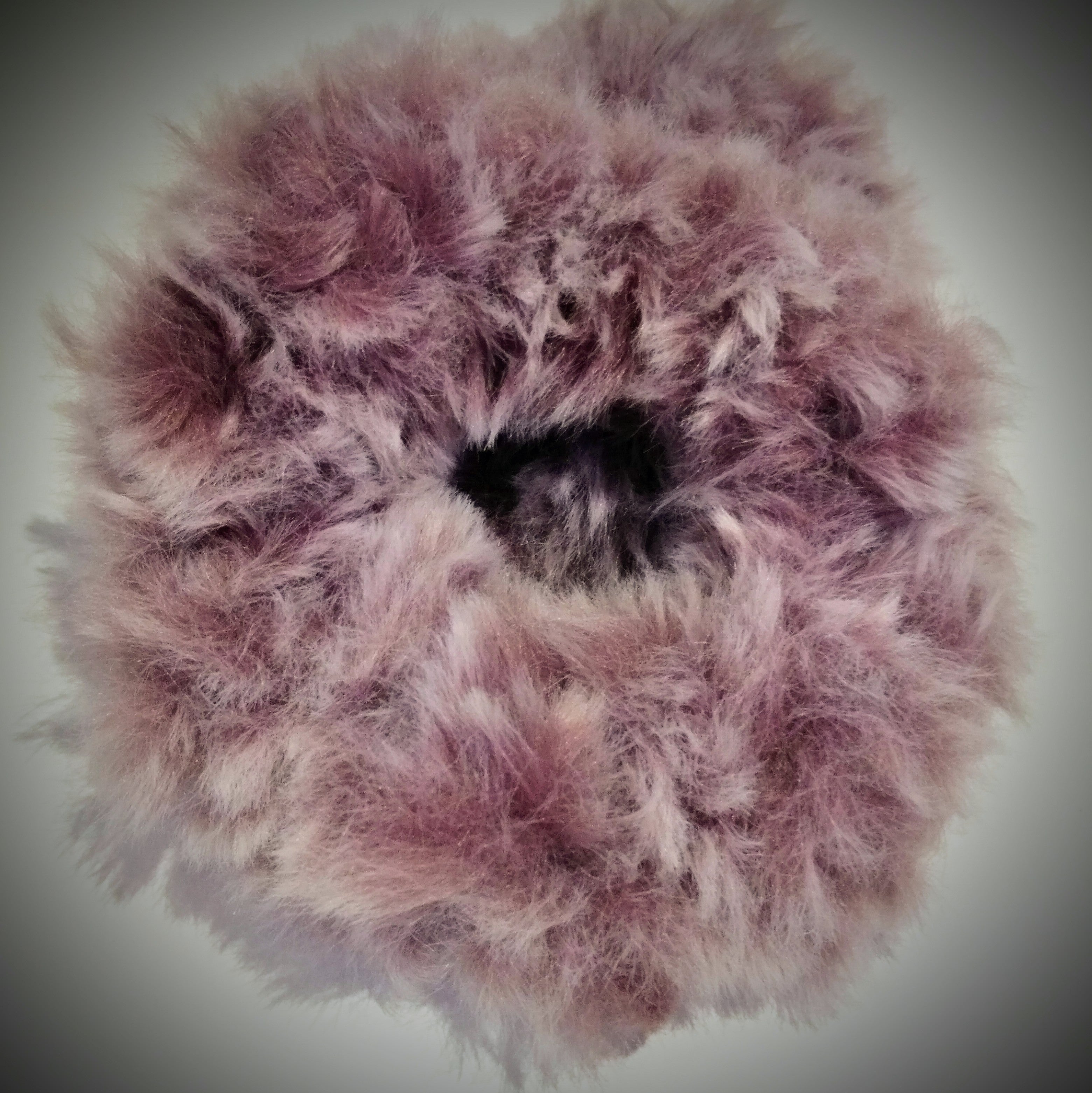 Scrunchie Rosa Kunstfell