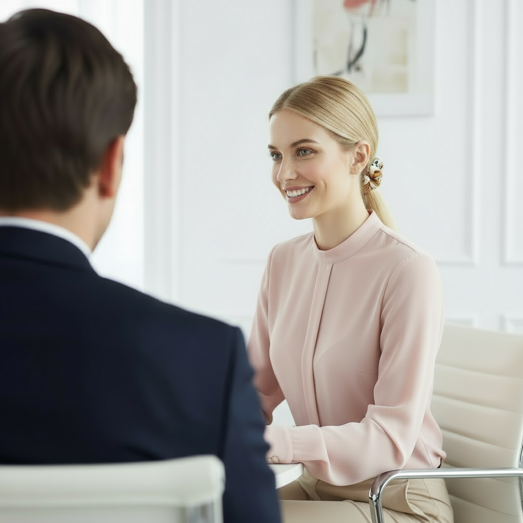 Scrunchie Rosa gemustert, Satin