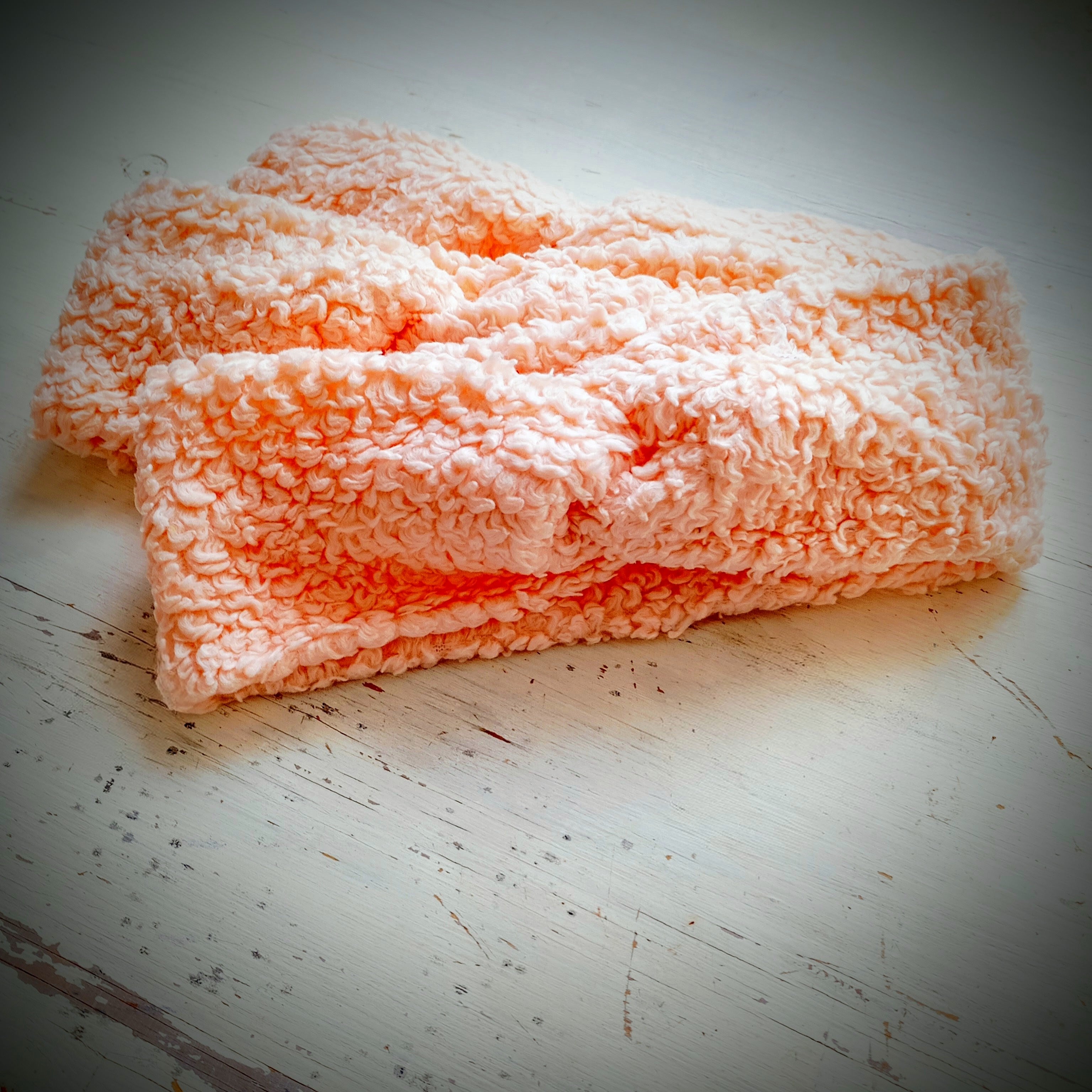 Stirnband Apricot Teddystoff