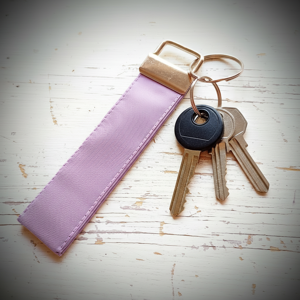 Schlüsselband Flieder