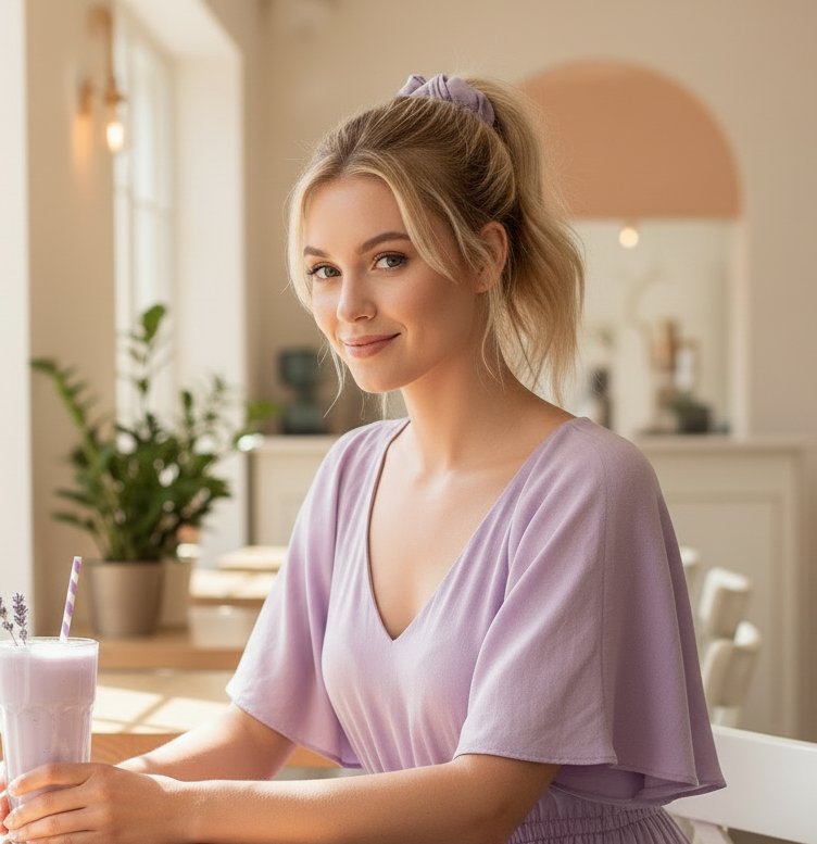 Schlüsselband Flieder